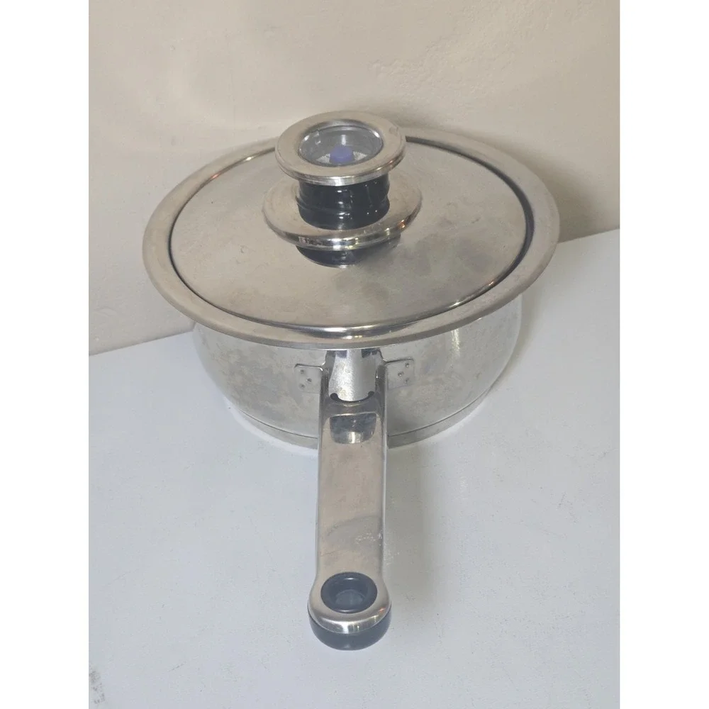 Nutri-Stahl Millennium XXIV E Pot T304S Surgical Stainless Steel TempAlert Lid